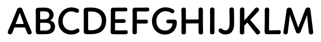 Linotte SemiBold font specimen