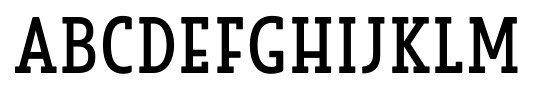 Look Serif Regular font specimen