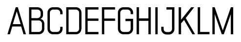 Luzern Regular font specimen