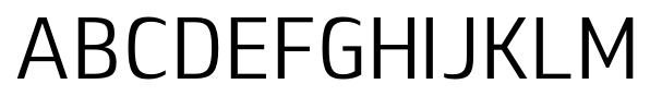 Lytiga Pro Condensed Regular font specimen