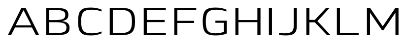 Lytiga Pro Extended Regular font specimen