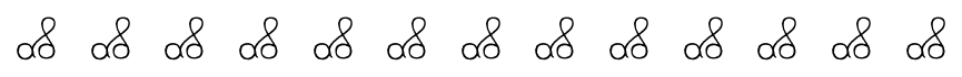Magellan Ornates font specimen