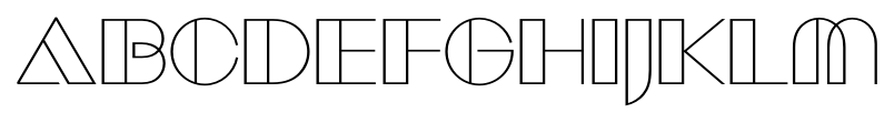 Manbow Clear font specimen