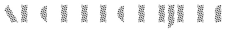 Manbow Screen font specimen