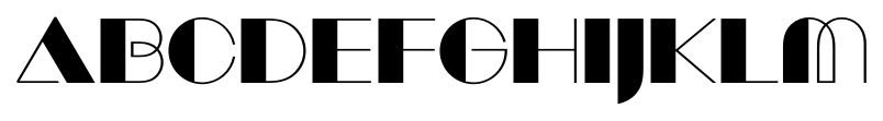 Manbow Solid font specimen
