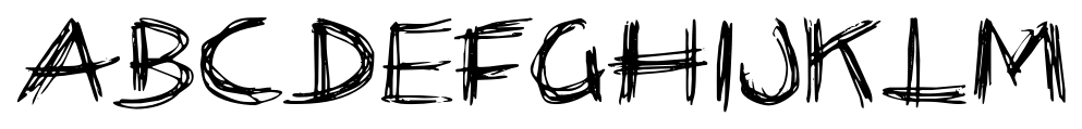 Manic Depressive Regular font specimen