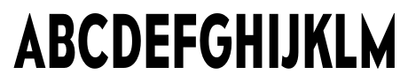 Mesmerize Condensed Semi Bold font specimen