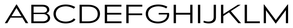 Mesmerize Expanded Light font specimen