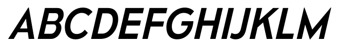 Mesmerize Italic font specimen
