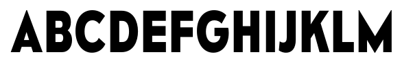 Mesmerize SemiCondensed Bold font specimen