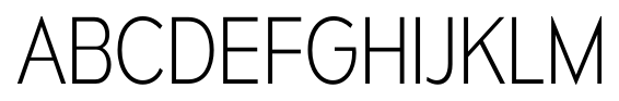 Mesmerize SemiCondensed Extra Light font specimen