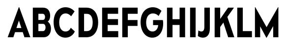 Mesmerize SemiCondensed Semi Bold font specimen