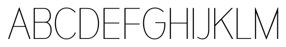 Mesmerize SemiCondensed Ultra Light font specimen