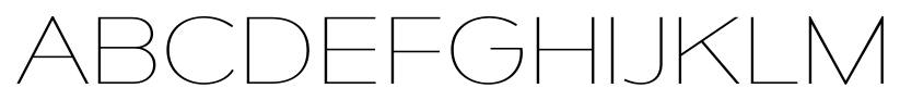 Mesmerize SemiExpanded Ultra Light font specimen