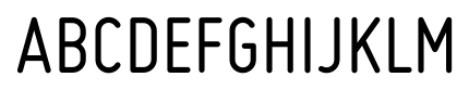Miso Regular font specimen