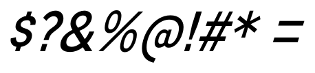 Mixolydian Titling Book Italic character specimen 6