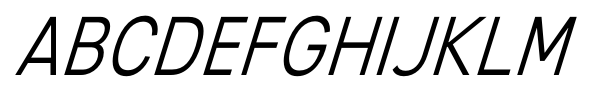 Mixolydian Titling Light Italic font specimen