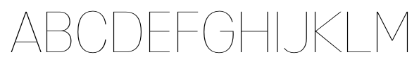 Mixolydian Titling UltraLight font specimen