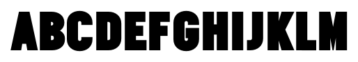 MNSTR Shadow Condensed ExtraBlack font specimen