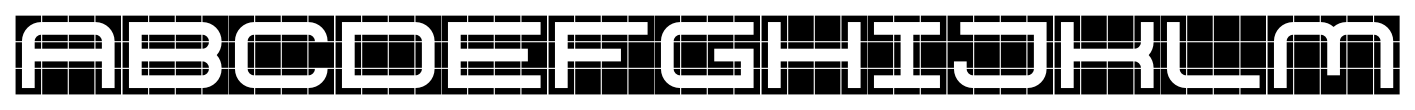 Nepos Coreplex Regular font specimen