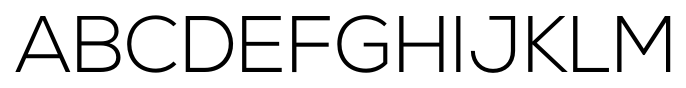 Nexa Light Free font specimen