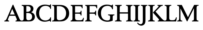 Palermo Serial Regular font specimen