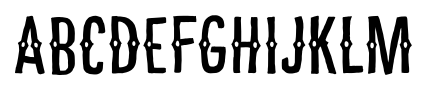 Pinto No_04 Regular font specimen