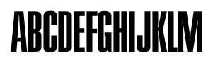 Plakette Serial Regular font specimen