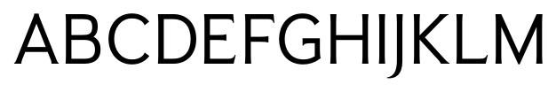 Pseudonym Regular font specimen