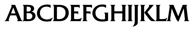 Quadrat Serial Regular font specimen