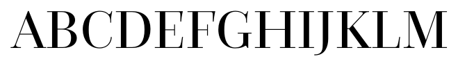 Questa Grande Regular font specimen