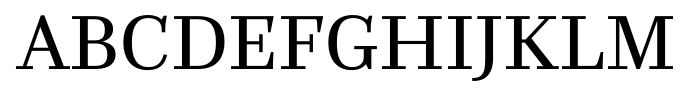 Questa Regular font specimen