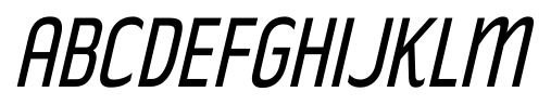 Rakesly Book Italic font specimen
