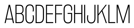 Rakesly Extra Light font specimen