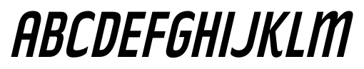 Rakesly Italic font specimen