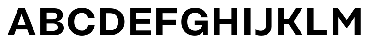 Rational Display DEMO Semi Bold font specimen