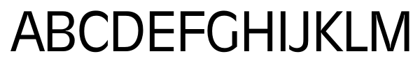 Ravenna Serial Regular font specimen