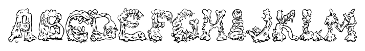 Riot Act 2 Regular font specimen