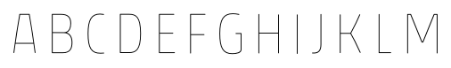 Rockeby Condensed Inside One font specimen