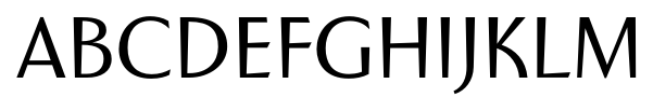 Sabler Titling Normal Regular font specimen