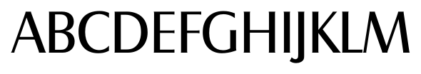 Salzburg Serial Regular font specimen