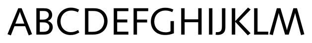 Saxony Serial Regular font specimen