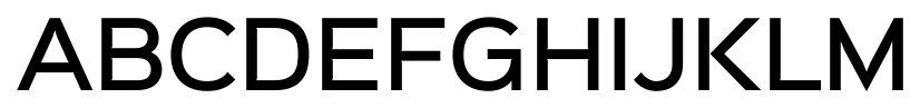 Sinkin Sans 500 Medium font specimen