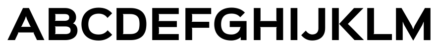 Sinkin Sans 700 Bold font specimen