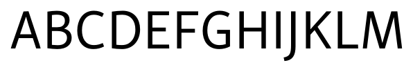 Skolar Sans Regular font specimen