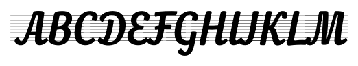 softipen script demo Demo font specimen