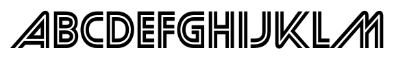 Street Cred 1998 Regular font specimen