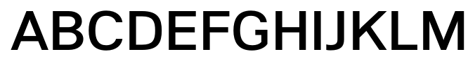 Substance Demo Medium font specimen