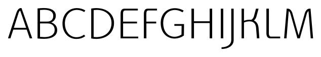 TCC Sans Normal font specimen