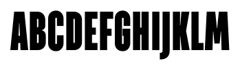 TT Bluescreens DEMO Black font specimen